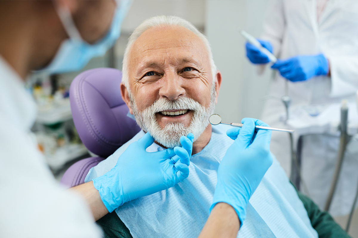 Happy new patient