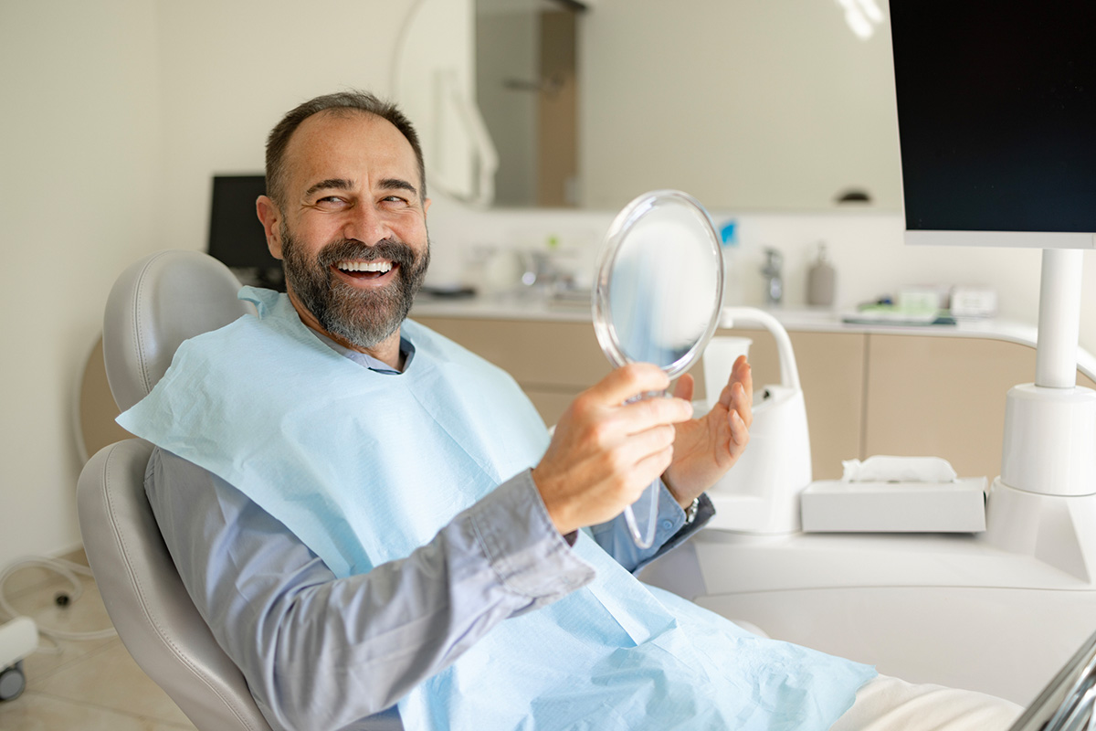 Happy patient